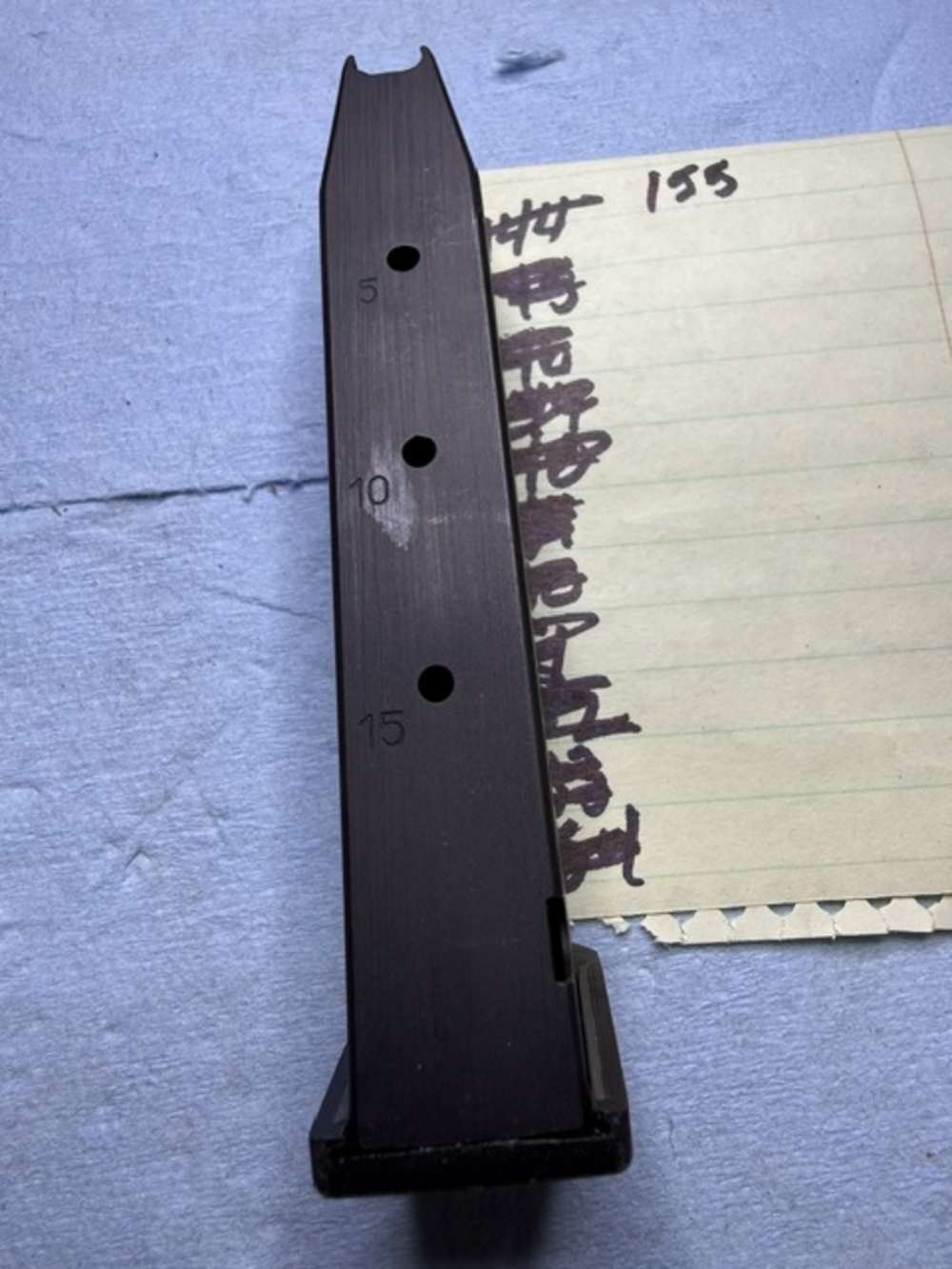 (155)  1 factory Beretta 92 FS full-size 15 round magazine used great shape-img-3