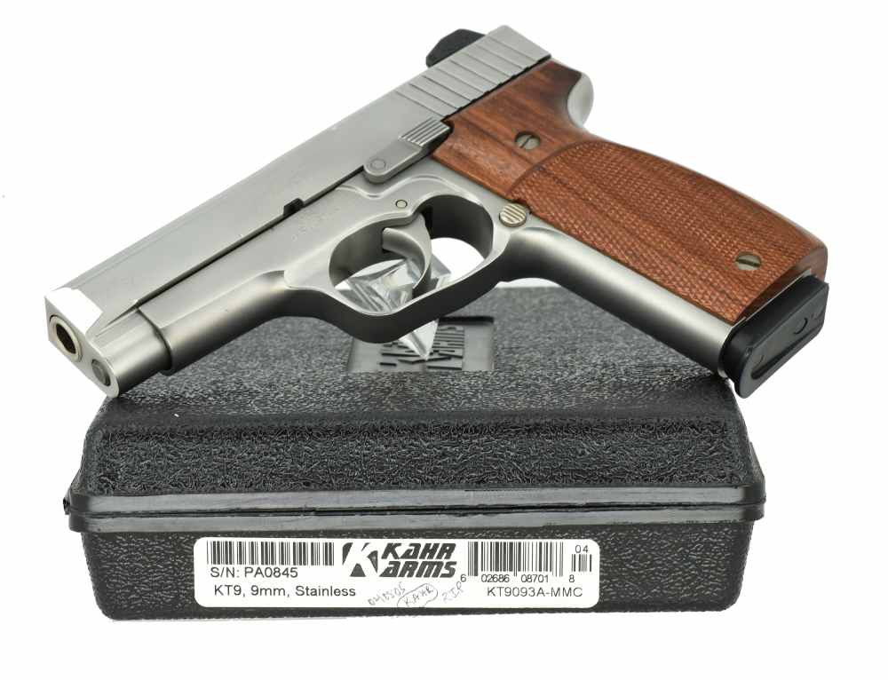 Excellent Kahr Arms T9 KT9 9mm Stainless Steel Pistol KT90903A-MMC ADJ-img-4