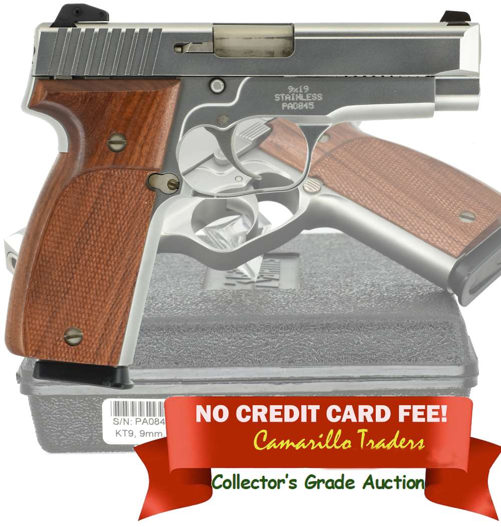 Excellent Kahr Arms T9 KT9 9mm Stainless Steel Pistol KT90903A-MMC ADJ-img-0