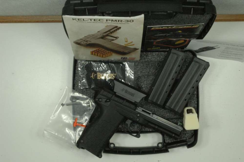 Kel Tec  Model PMR-30 Pistol, .22 WMR, Fact Case, 2 Magazines, Burris, 2015-img-1
