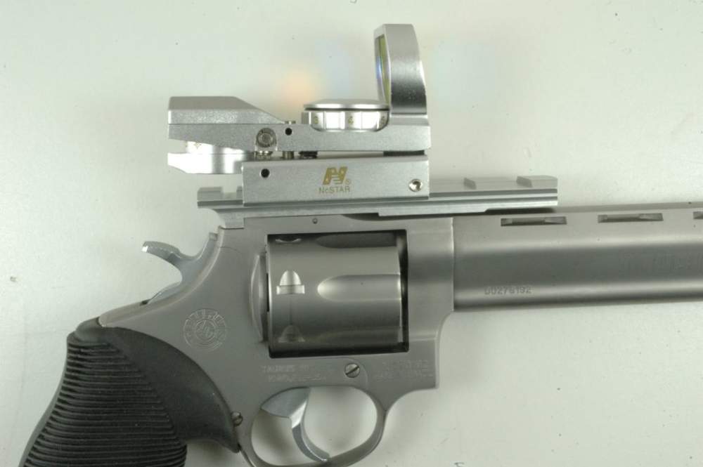 Taurus Model 17 Tracker Revolver, 17 HMR, Stainless, Box, Key, Optic, 2001-img-8