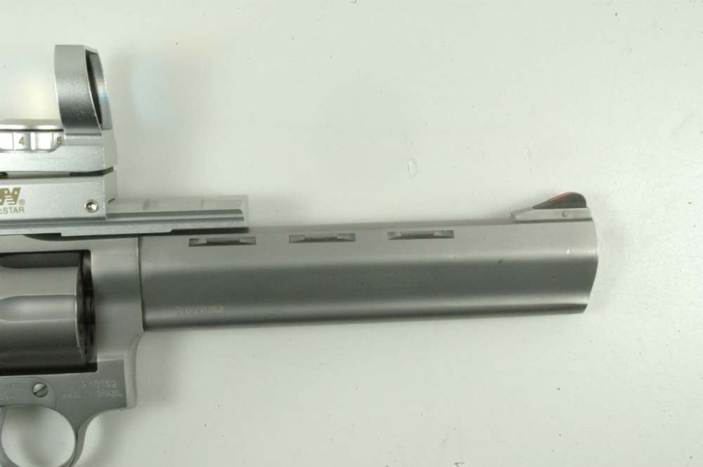 Taurus Model 17 Tracker Revolver, 17 HMR, Stainless, Box, Key, Optic, 2001-img-9