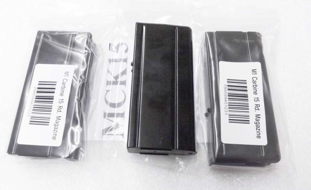 M1 .30 Carbine 15 Round Magazines KCI  new Blue Steel Unissued Blue Steel-img-8