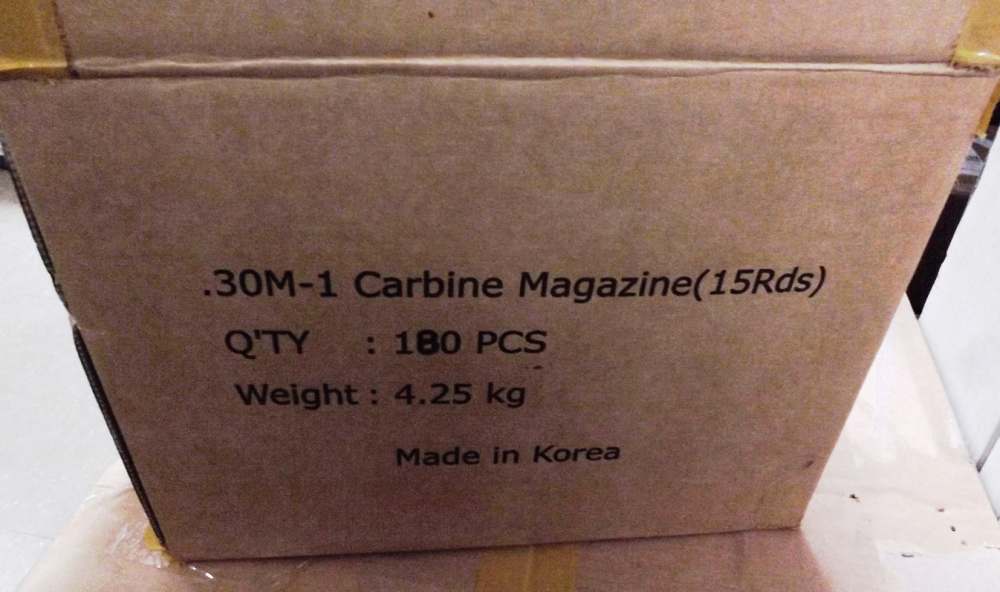 M1 .30 Carbine 15 Round Magazines KCI  new Blue Steel Unissued Blue Steel-img-4