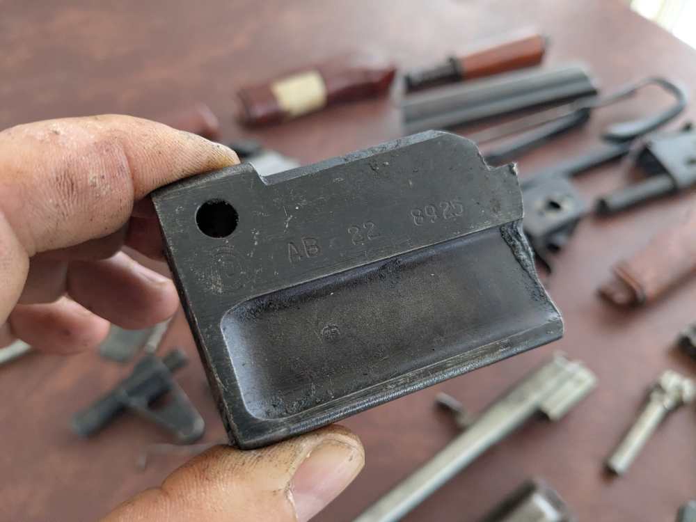 2 CONSECUTIVE NUMBERED BULGARIAN MILLED MATCHING TYPE 3 PARTS KIT SET AK-47-img-10