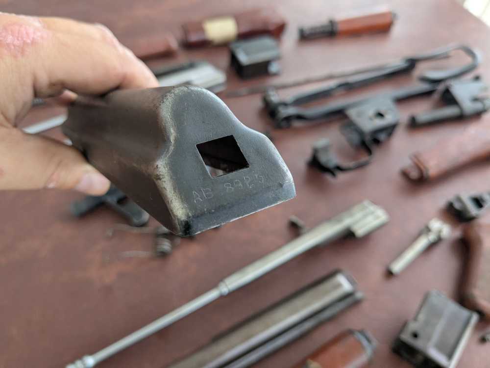 2 CONSECUTIVE NUMBERED BULGARIAN MILLED MATCHING TYPE 3 PARTS KIT SET AK-47-img-13
