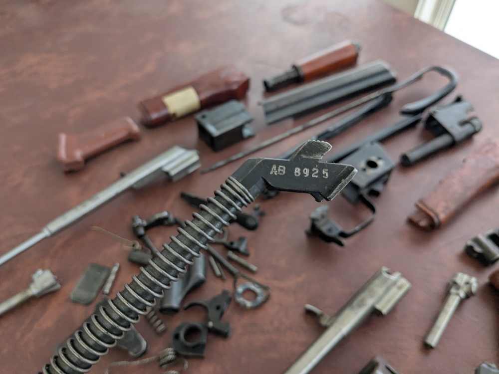 2 CONSECUTIVE NUMBERED BULGARIAN MILLED MATCHING TYPE 3 PARTS KIT SET AK-47-img-12