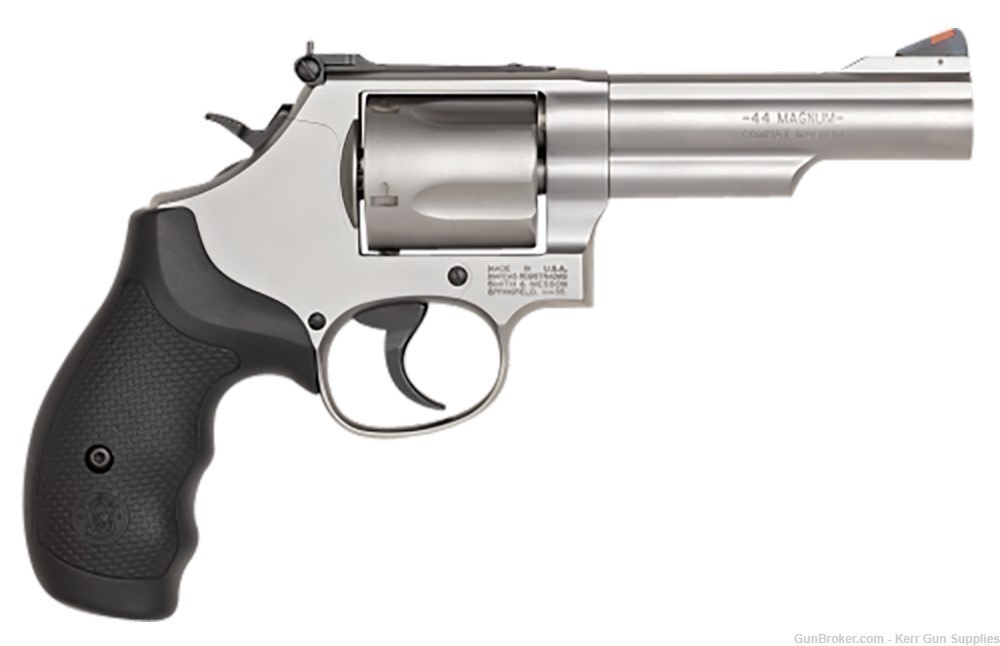 S&W 69 COMBAT MAGNUM .44Magnum 162069 SA/DA STAINLESS STEEL REVOLVER, NIB-img-2