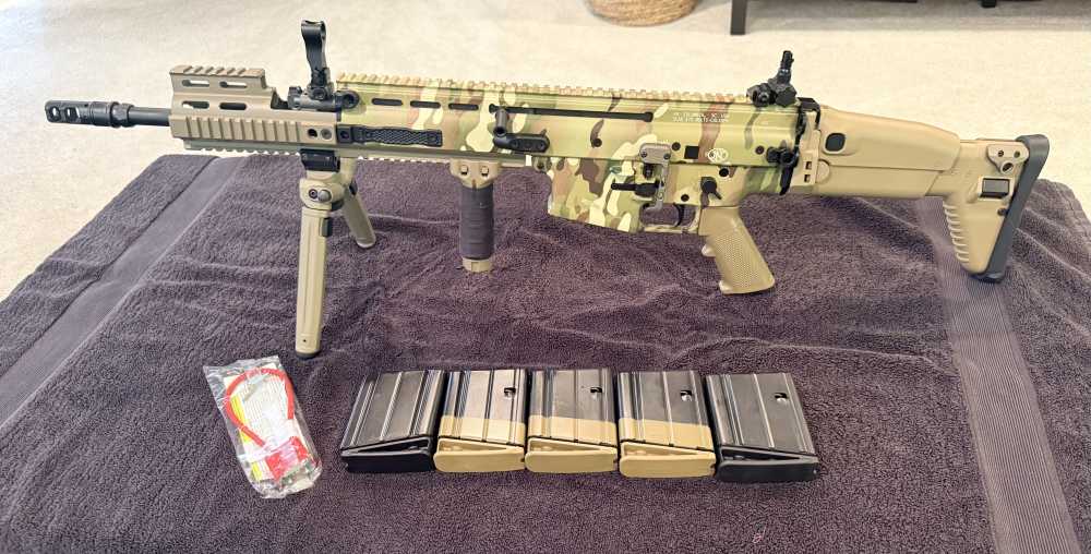 FN SCAR 17S NRCH MultiCam 7.62 - $1,400+ Extras - 5 Mags - Under 100 Rds-img-19