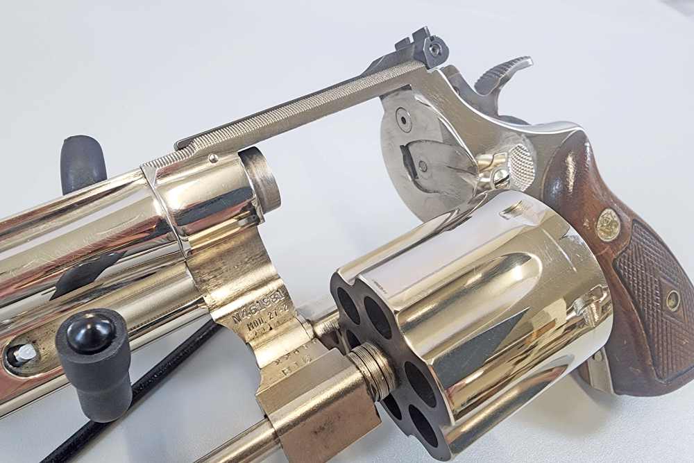 1978 Smith and Wesson Model 27-2 .357 Mag 6" Nickel -img-7