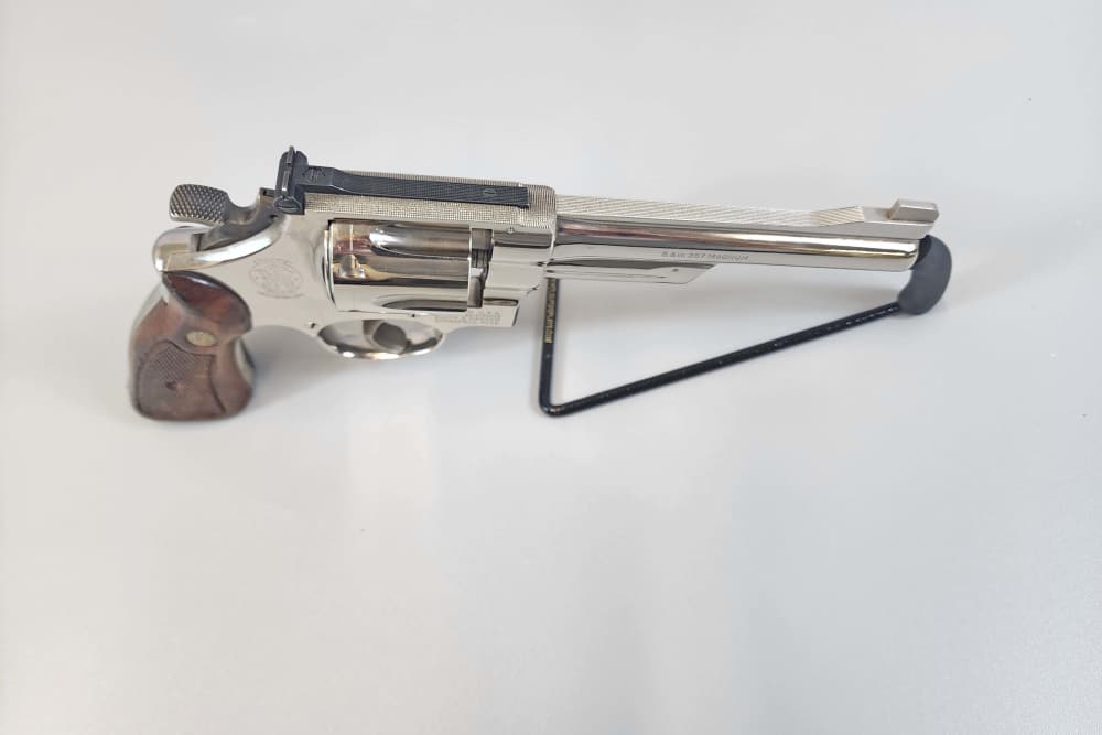 1978 Smith and Wesson Model 27-2 .357 Mag 6" Nickel -img-6