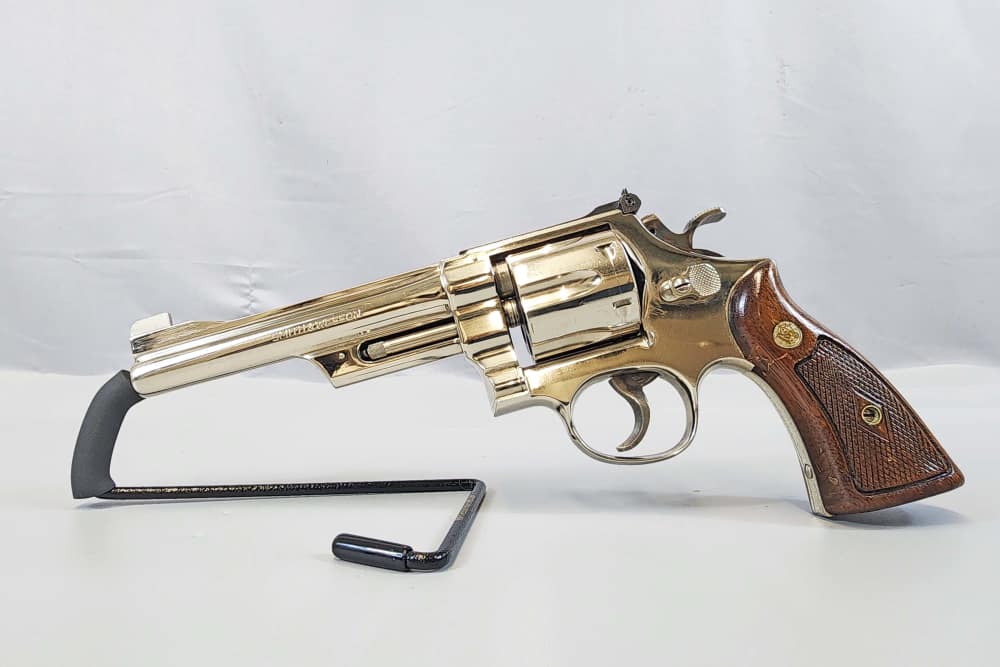 1978 Smith and Wesson Model 27-2 .357 Mag 6" Nickel -img-0