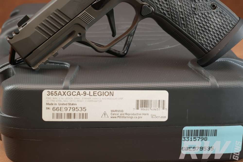 SIG SAUER P365 AXG LEGION 9MM VORTEX DEFENDER CCW 3 MAGS & CASE-img-22