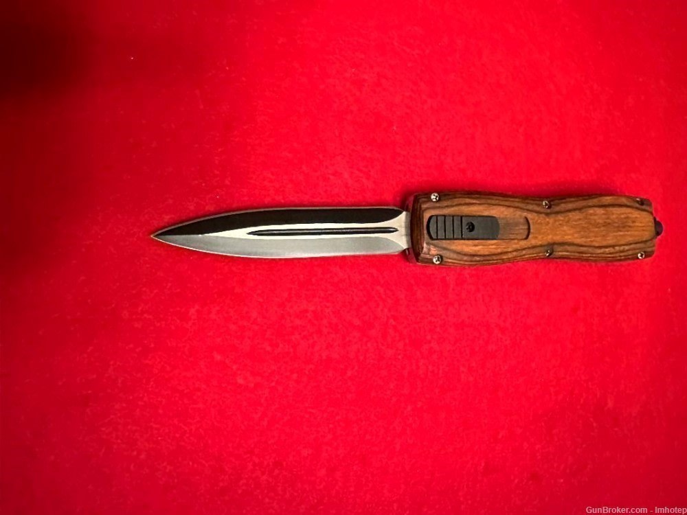 Auto Open Automatic Knife Texas Woody -img-0