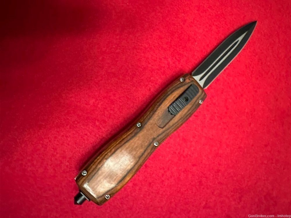 Auto Open Automatic Knife Texas Woody -img-3