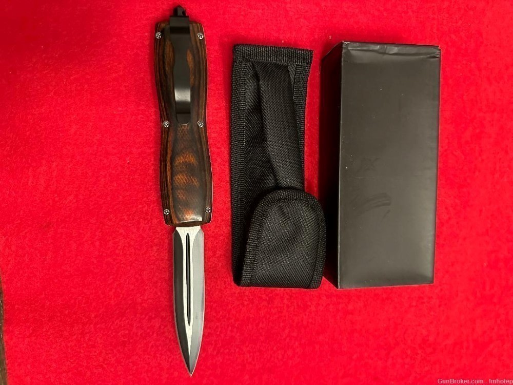 Auto Open Automatic Knife Texas Woody -img-2