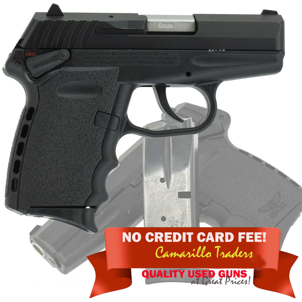 Excellent SCCY CPX-1 9mm Polymer Frame Double Action Compact Pistol -img-0