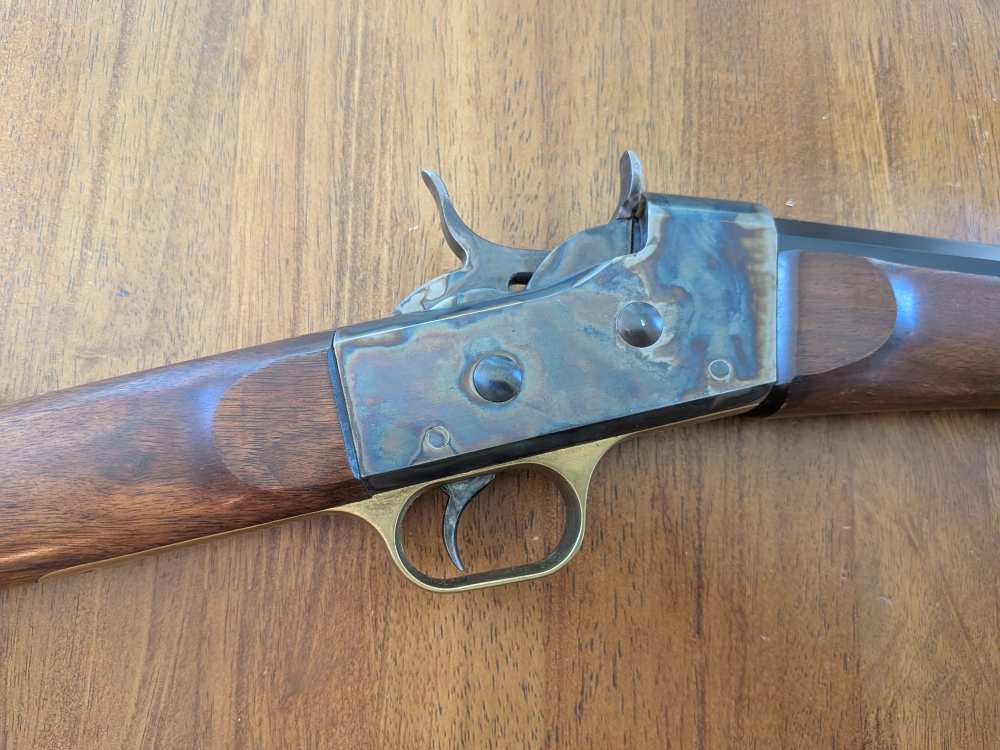 Pedersoli Rolling Block .45-70 – Case Colored – Heavy Octagon Barrel-img-7
