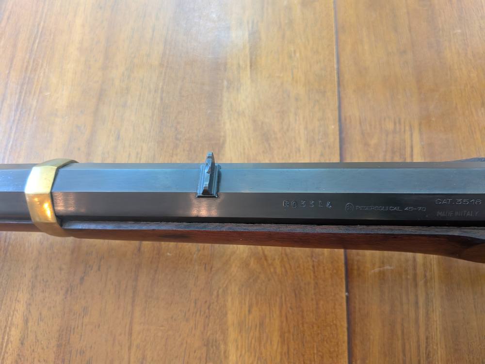 Pedersoli Rolling Block .45-70 – Case Colored – Heavy Octagon Barrel-img-58