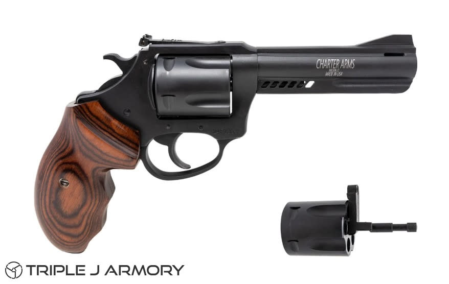 Charter Arms Double DOG / Ported Barrel 9mm Pistol 13942 Black Passivate-img-0