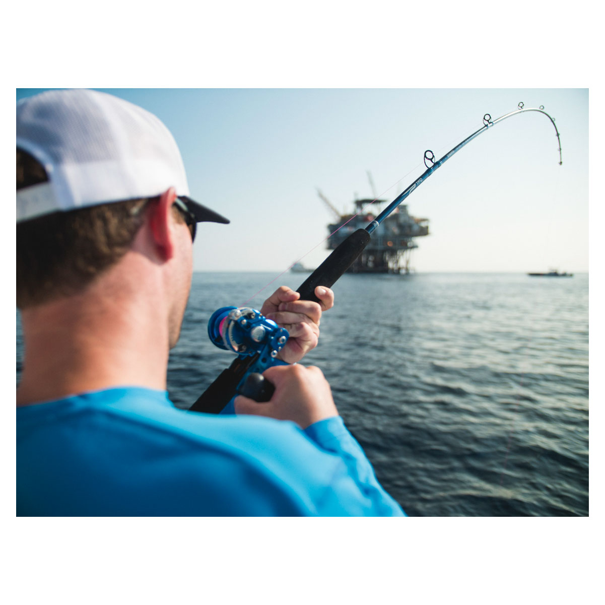 TEMPLE FORK OUTFITTERS Seahunter 7ft 20# With Alum Seat Casting Rod-img-4