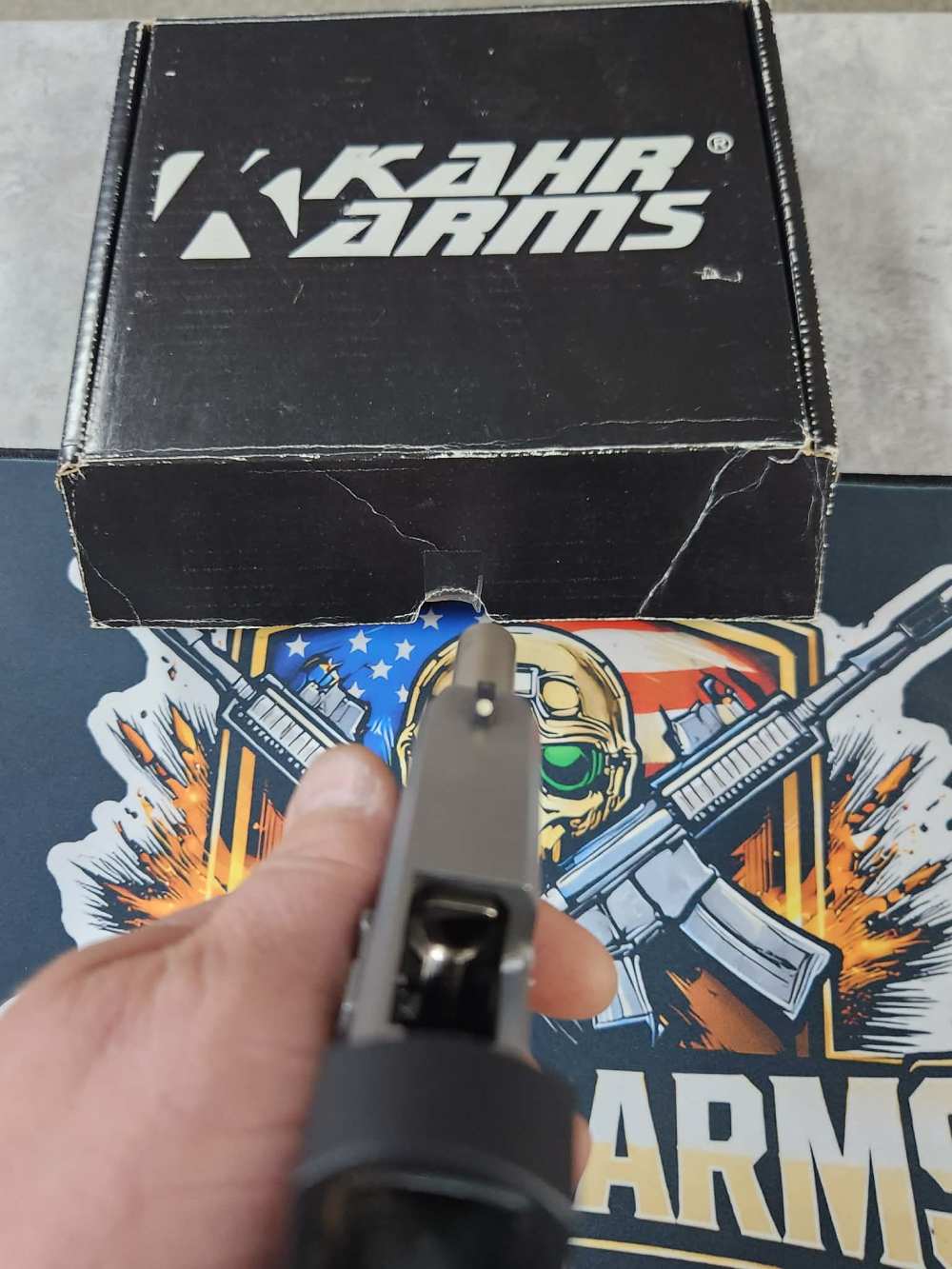 used Kahr CW9 9mm – SIG ROMEO Zero Red Dot – New Battery – 2 Mags –-img-5