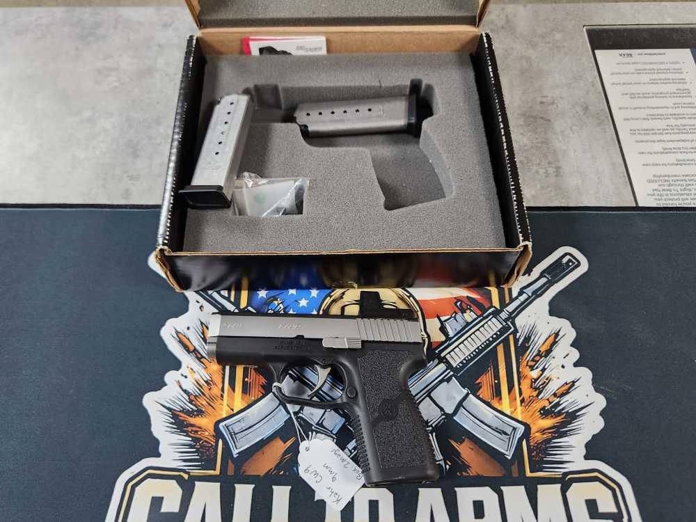 used Kahr CW9 9mm – SIG ROMEO Zero Red Dot – New Battery – 2 Mags –-img-0