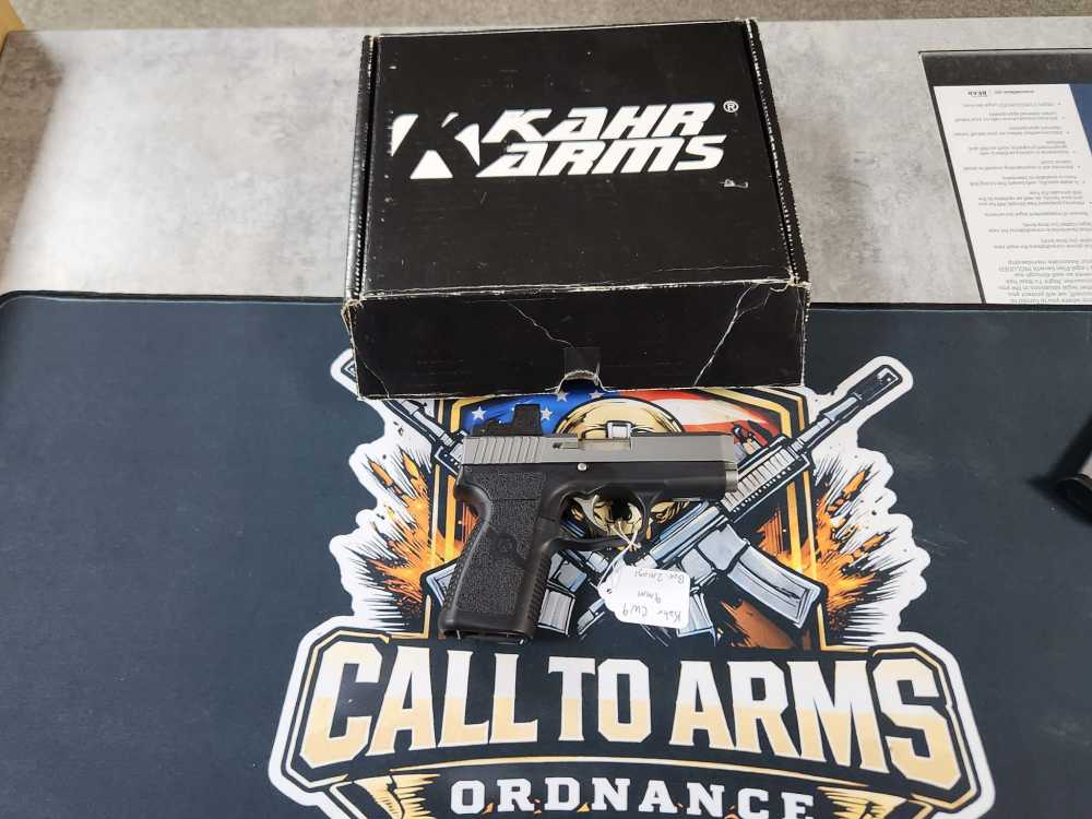 used Kahr CW9 9mm – SIG ROMEO Zero Red Dot – New Battery – 2 Mags –-img-2