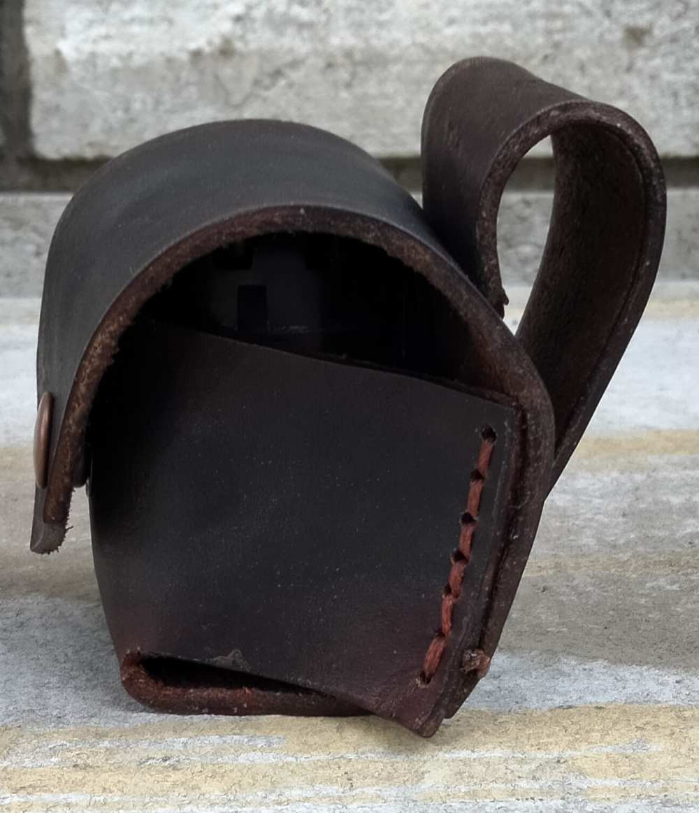 1858 Remington Leather Spare Cylinder Pouch Cowboy Revolver Brown-img-5