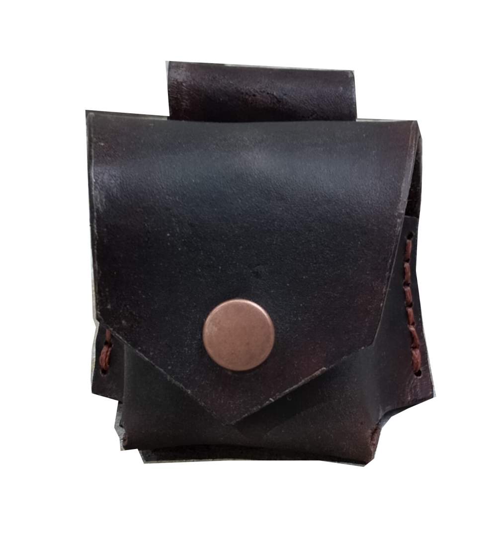 1858 Remington Leather Spare Cylinder Pouch Cowboy Revolver Brown-img-0