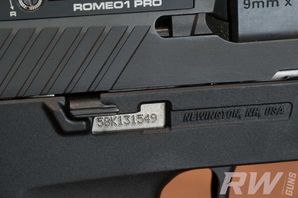 SIG SAUER P320 RXP FULL SIZE 9MM ROMEO1PRO OPTIC 2 MAGS & CASE-img-10