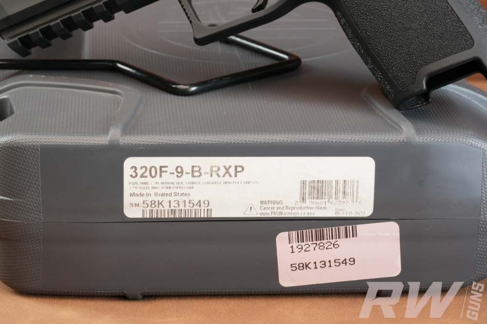 SIG SAUER P320 RXP FULL SIZE 9MM ROMEO1PRO OPTIC 2 MAGS & CASE-img-11