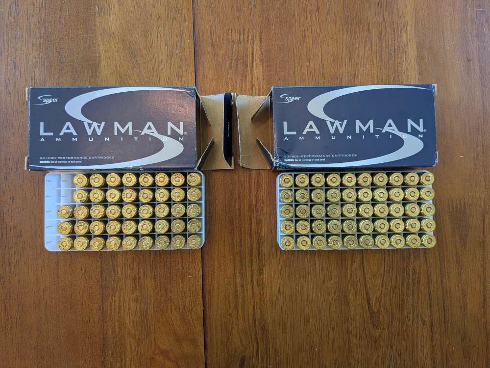 Glock 38 Gen 3 .45 GAP – 2 Mags – Case – 93 Rounds Speer Lawman Ammo-img-34