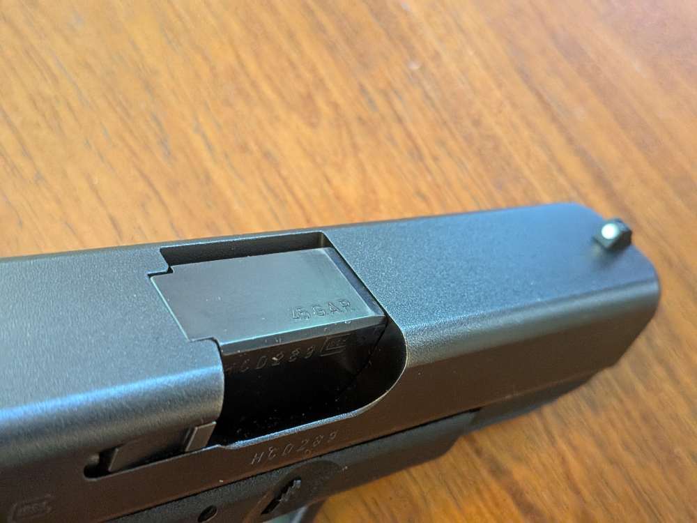 Glock 38 Gen 3 .45 GAP – 2 Mags – Case – 93 Rounds Speer Lawman Ammo-img-24