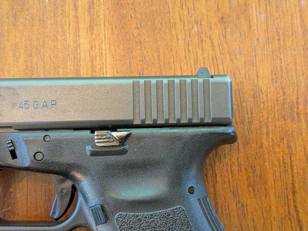 Glock 38 Gen 3 .45 GAP – 2 Mags – Case – 93 Rounds Speer Lawman Ammo-img-3