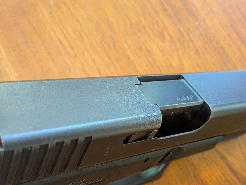 Glock 38 Gen 3 .45 GAP – 2 Mags – Case – 93 Rounds Speer Lawman Ammo-img-25