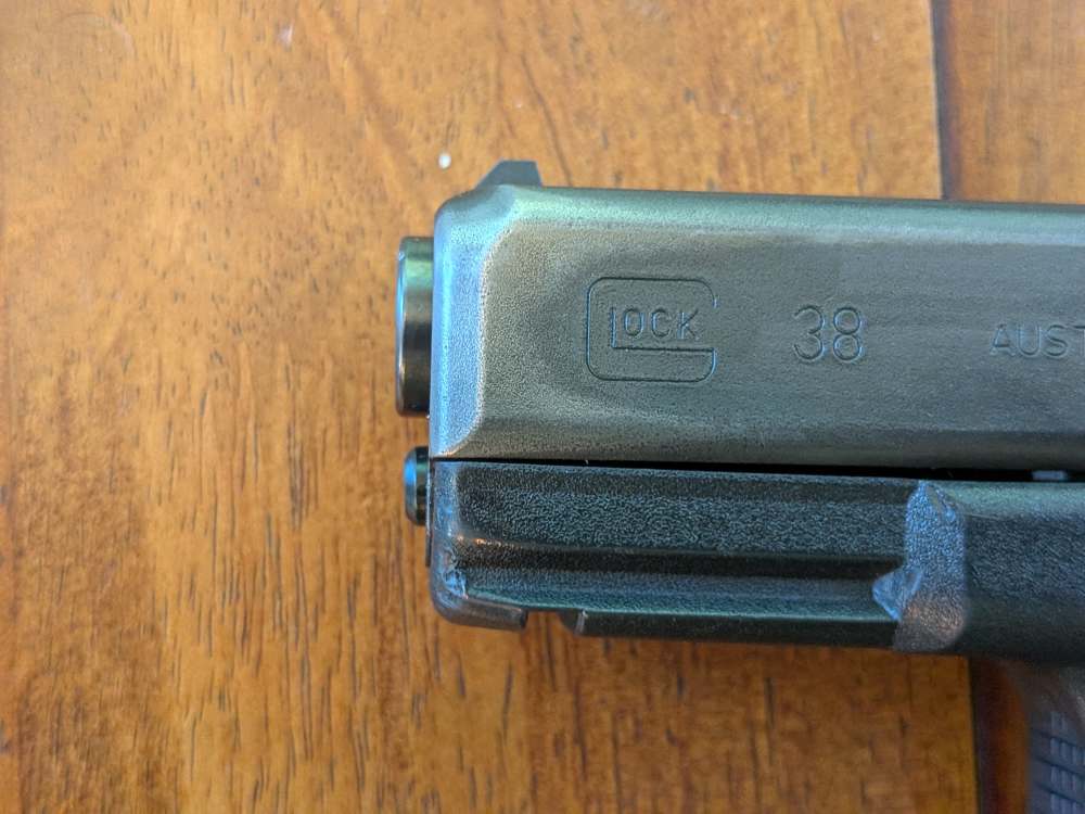 Glock 38 Gen 3 .45 GAP – 2 Mags – Case – 93 Rounds Speer Lawman Ammo-img-7