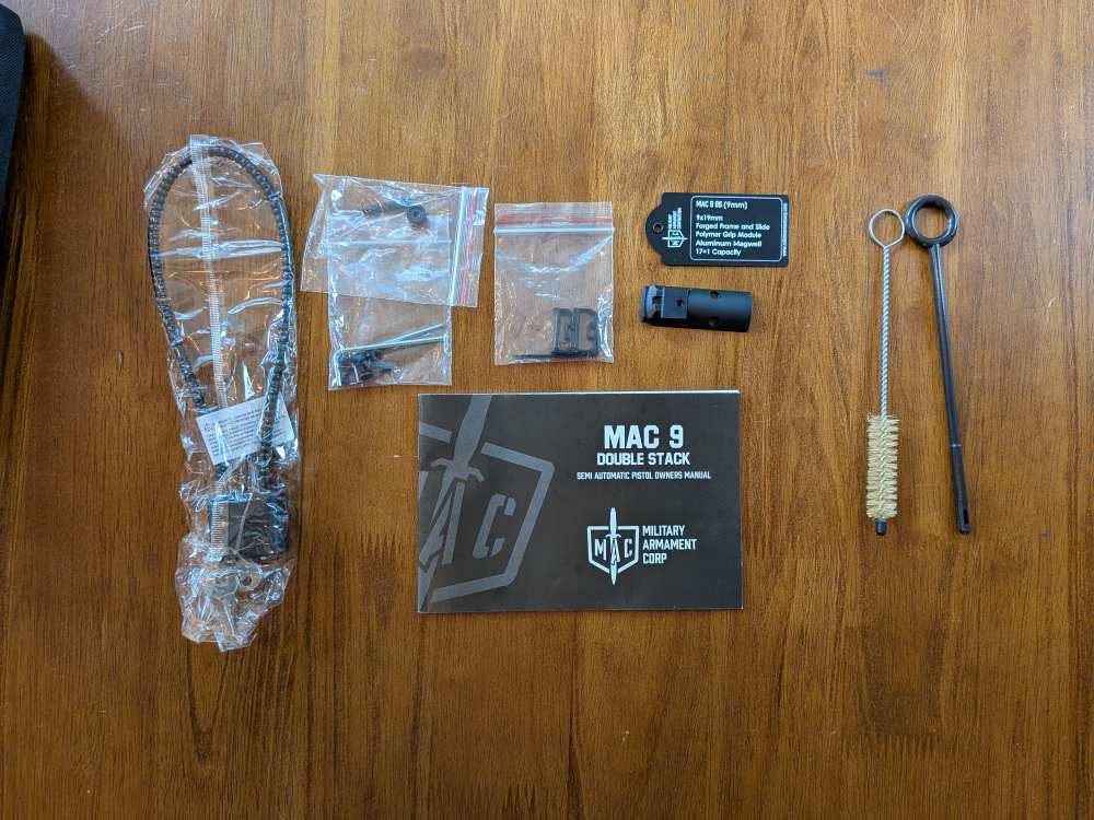 MAC 9 DS Duty 9mm Double Stack – Tuned 3.5 lb – 2 Mags – Box & Case-img-41