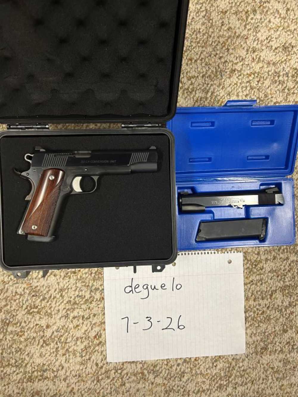 Beautiful Series 80 Colt 1911 with Wilson 22 conversion unit-img-0