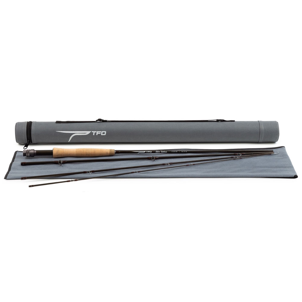 TEMPLE FORK OUTFITTERS Blue Ribbon 7ft 6in 2wt 4pc Fly Rod with Case-img-1