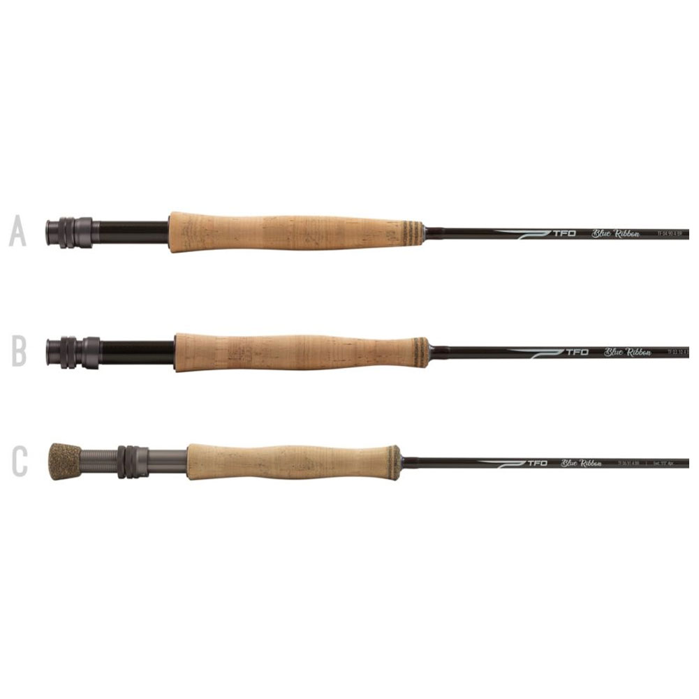 TEMPLE FORK OUTFITTERS Blue Ribbon 7ft 6in 2wt 4pc Fly Rod with Case-img-2
