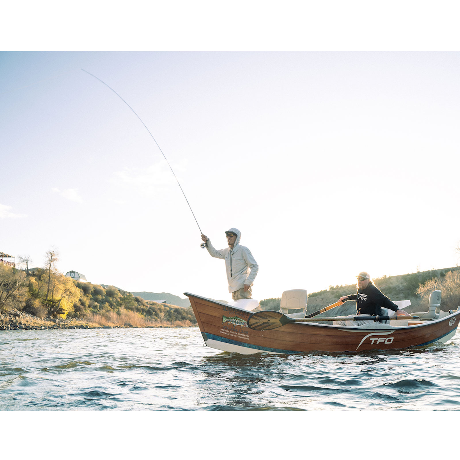 TFO Blue Ribbon 4wt 10ft 4pc Fly Rod with Case (TF-04-10-4-BR)-img-6