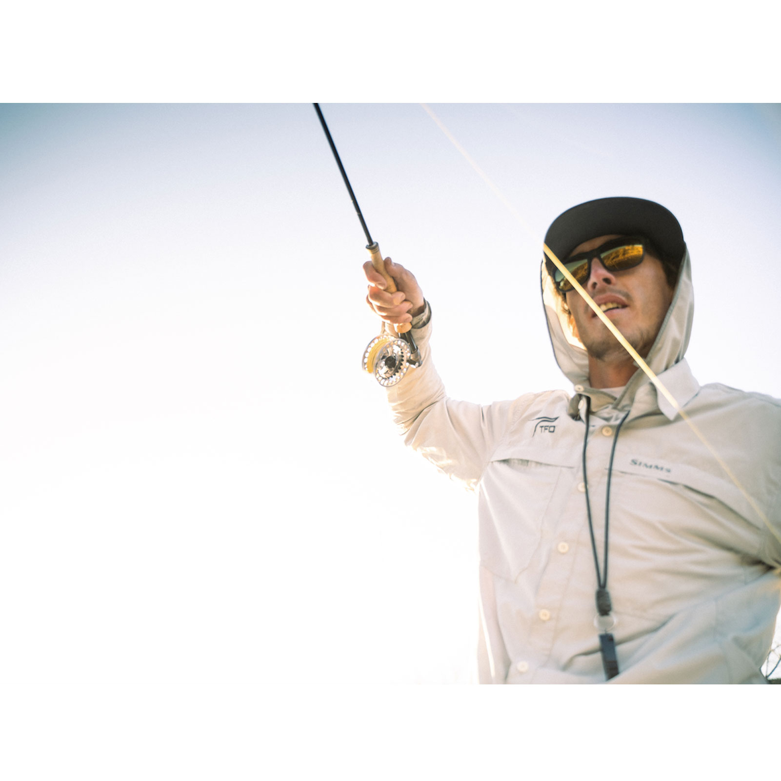 TFO Blue Ribbon 4wt 10ft 4pc Fly Rod with Case (TF-04-10-4-BR)-img-5