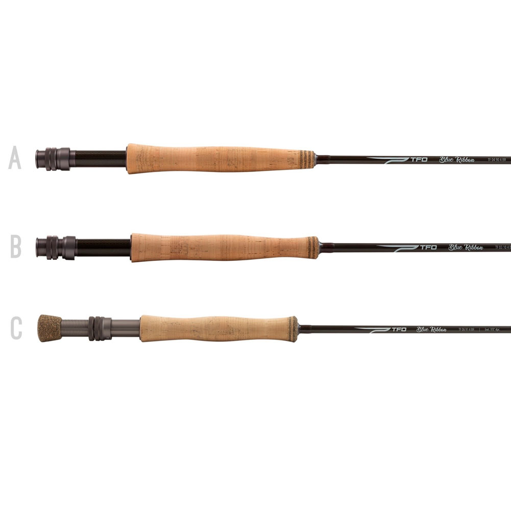 TEMPLE FORK OUTFITTERS Blue Ribbon 5wt 10ft 4pc Fly Rod with Case-img-2