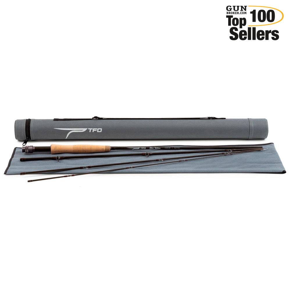 TEMPLE FORK OUTFITTERS Blue Ribbon 5wt 10ft 4pc Fly Rod with Case-img-0