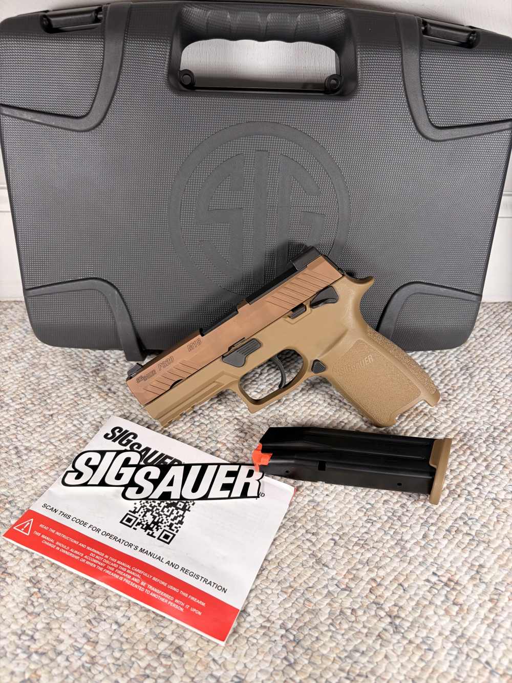 Sig  Sauer M18 P320 US Marines, Factory Case (1) 17 Rd Mag-img-0