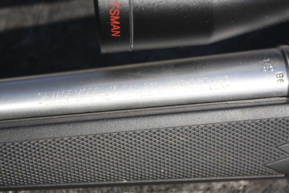 Savage 16 270 WSM left hand stainless synthetic w/scope NICE!-img-3