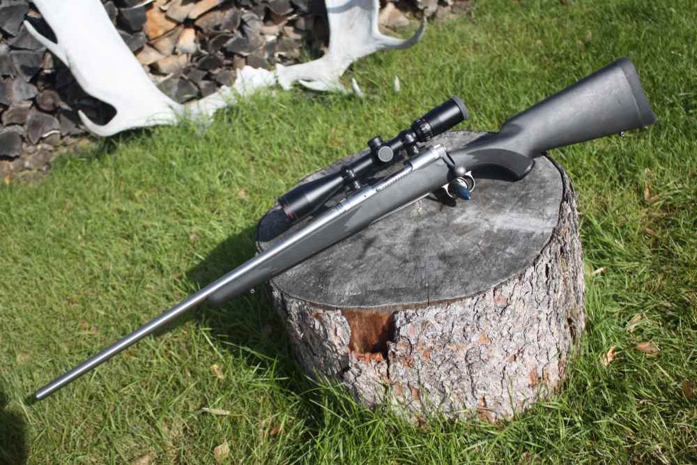 Savage 16 270 WSM left hand stainless synthetic w/scope NICE!-img-0