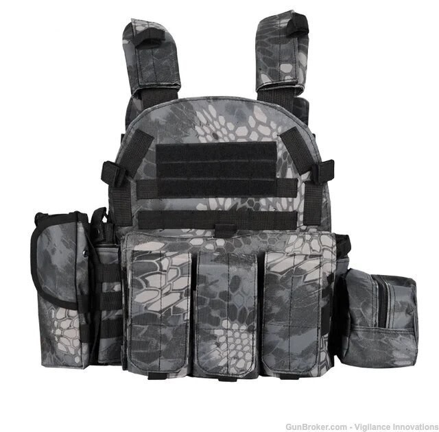 Modular Plate Carrier Tactical Vest Body Armor-img-1