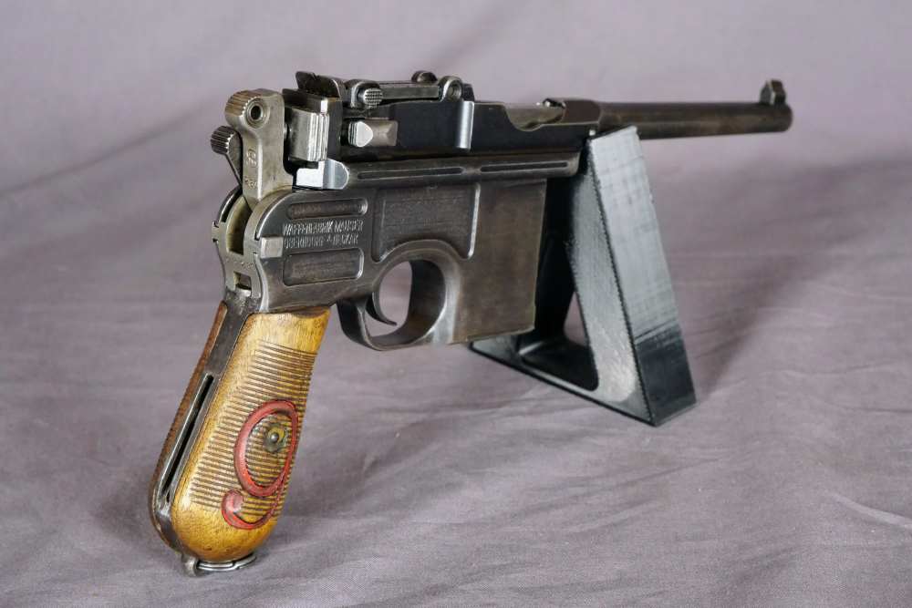 Mauser C96 9mm - C&R Curio Relic Numbers Matching Stock/Case-img-3